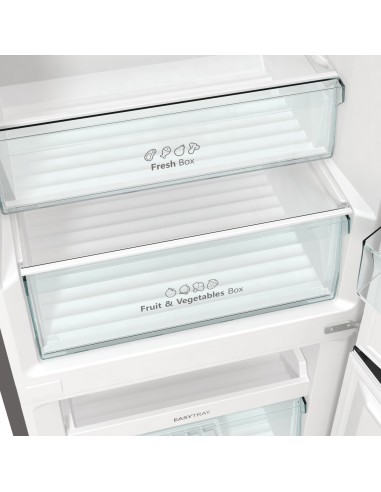 Hisense RB390N4BCE1 frigorifero con congelatore Libera installazione 300 L E Acciaio inossidabile
