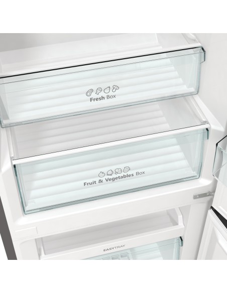 Hisense RB390N4BCE1 frigorifero con congelatore Libera installazione 300 L E Acciaio inossidabile