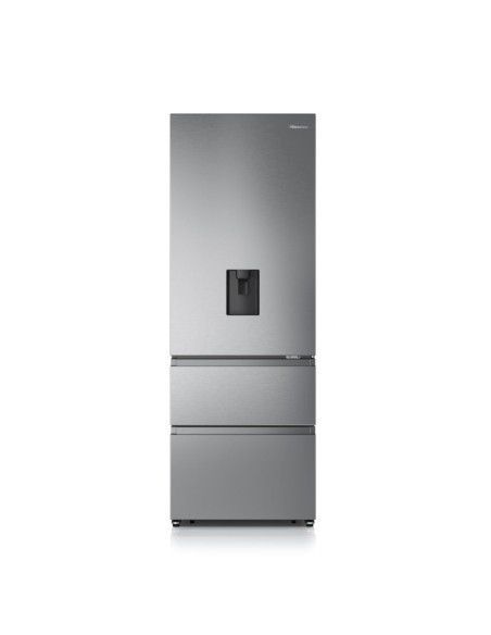 Hisense RT641N4WIE frigorifero con congelatore Libera installazione 493 L E Acciaio inossidabile