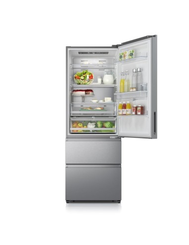 Hisense RT641N4WIE frigorifero con congelatore Libera installazione 493 L E Acciaio inossidabile
