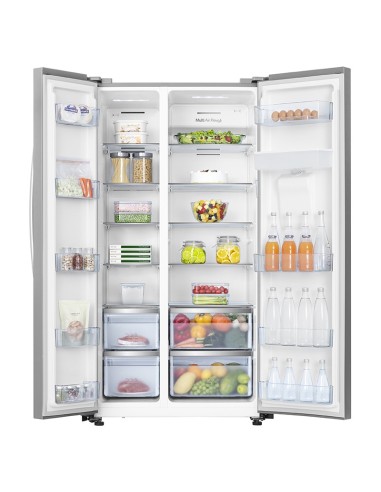 Hisense RS741 frigorifero side-by-side Libera installazione 578 L F Acciaio inossidabile