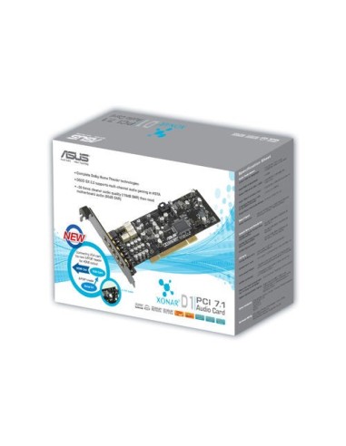 ASUS Xonar D1 Interno 7.1 canali PCI