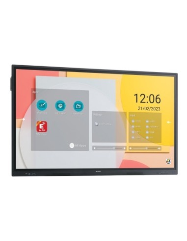 Sharp PN-LC652 Pannello piatto per segnaletica digitale 165,1 cm (65") LCD Wi-Fi 450 cd m² 4K Ultra HD Nero Touch screen