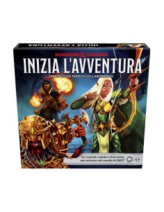 Hasbro Gaming Dungeons & Dragons Inizia L'Avventura, gioco da tavolo cooperativo a tema D&D, per principianti