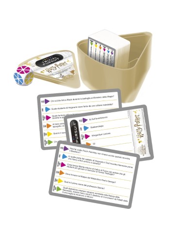 Hasbro Gaming Trivial Pursuit Harry Potter (gioco in scatola, Gaming), sfida trivial in versione compatta per 2 o più