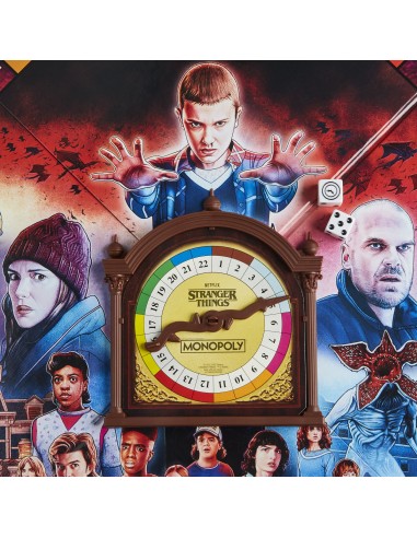 Monopoly - Stranger Things, gioco da tavolo per adulti e adolescenti dai 14 anni in su, da 2 a 6 giocatori, ispirato alla