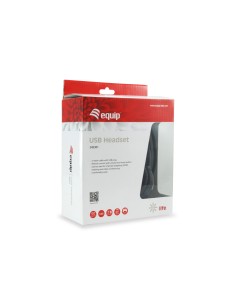 Equip 245301 cuffia e auricolare Cablato A Padiglione Musica e Chiamate USB tipo A Nero 2