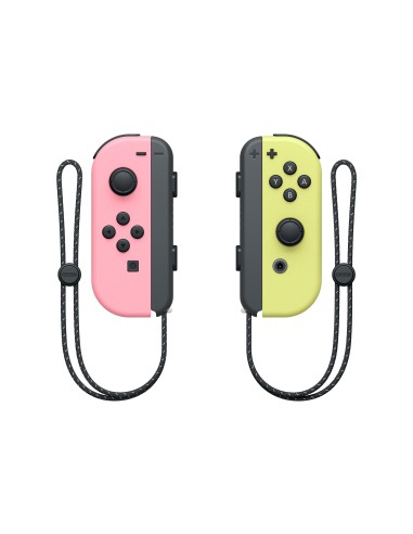 Nintendo Switch - Set da due Joy-Con Rosa Pastello Giallo pastello