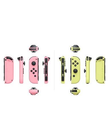 Nintendo Switch - Set da due Joy-Con Rosa Pastello Giallo pastello