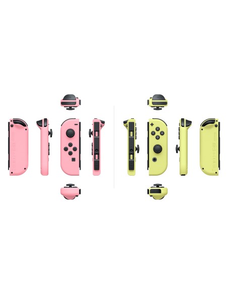 Nintendo Switch - Set da due Joy-Con Rosa Pastello Giallo pastello