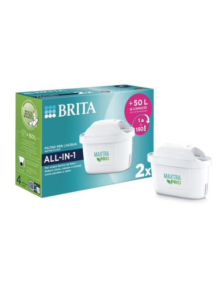 Brita Maxtra Pro All-in-1 Ricambio filtro per acqua 2 pz