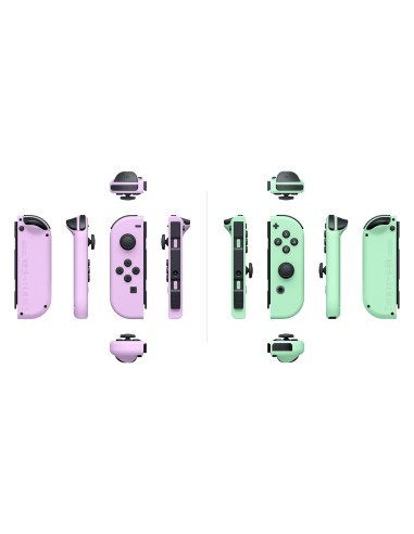 Nintendo Switch - Set da due Joy-Con Viola Pastello Verde pastello
