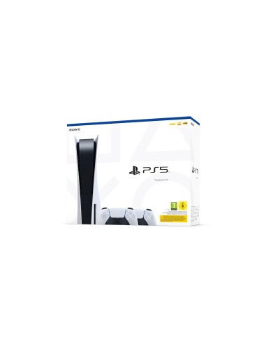 Sony PlayStation 5 - Bundle 2 Controller Wireless DualSense 825 GB Wi-Fi Nero, Bianco