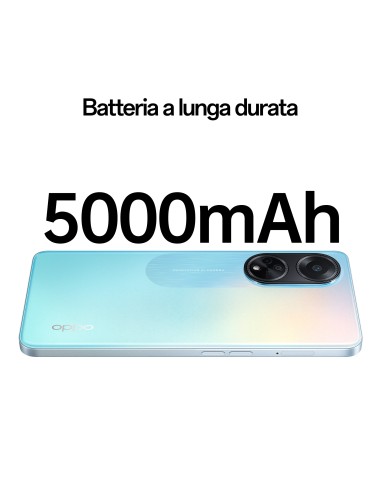 OPPO A98 5G Smartphone, AI Tripla fotocamera 64+2+2MP, Selfie 32MP, Display 6.72” 120HZ LDC FHD+, 5000mAh, RAM 8(Esp