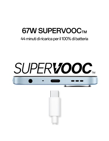 OPPO A98 5G Smartphone, AI Tripla fotocamera 64+2+2MP, Selfie 32MP, Display 6.72” 120HZ LDC FHD+, 5000mAh, RAM 8(Esp