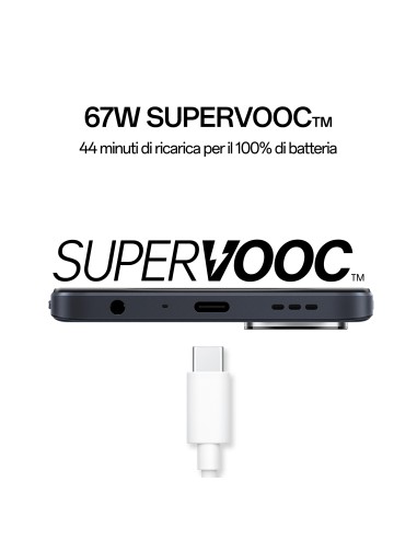 OPPO A98 5G Smartphone, AI Tripla fotocamera 64+2+2MP, Selfie 32MP, Display 6.72” 120HZ LDC FHD+, 5000mAh, RAM 8(Esp