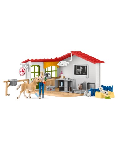 schleich Veterinarian practice with pets