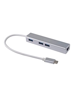 Equip 133481 replicatore di porte e docking station per laptop USB 3.2 Gen 1 (3.1 Gen 1) Type-C Argento