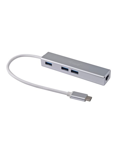 Equip 133481 replicatore di porte e docking station per laptop USB 3.2 Gen 1 (3.1 Gen 1) Type-C Argento