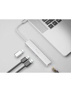 Equip 133481 replicatore di porte e docking station per laptop USB 3.2 Gen 1 (3.1 Gen 1) Type-C Argento 2