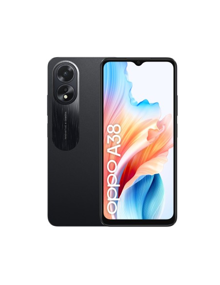 OPPO A38 Smartphone, AI Doppia Fotocamera 50+2MP, Selfie 5MP, Display 6.56” 90HZ LCD HD+, Batteria 5000mAh, RAM 4 (Esp