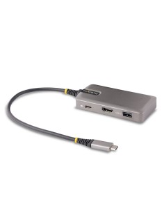 StarTech.com Adattatore Multiporta USB-C - Docking Station USB Type C HDMI 4K 60Hz con Hub a 3 Porte USB - PD 100W Pass-Trough 2
