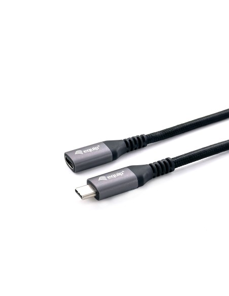 Equip 128371 cavo USB 1 m USB 3.2 Gen 2 (3.1 Gen 2) USB C Nero