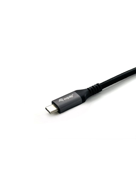 Equip 128371 cavo USB 1 m USB 3.2 Gen 2 (3.1 Gen 2) USB C Nero