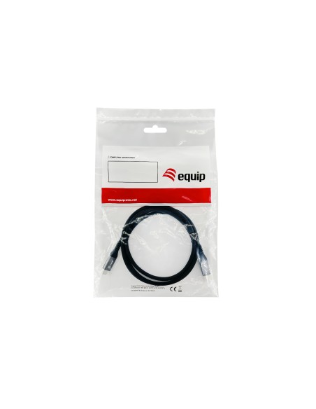 Equip 128371 cavo USB 1 m USB 3.2 Gen 2 (3.1 Gen 2) USB C Nero