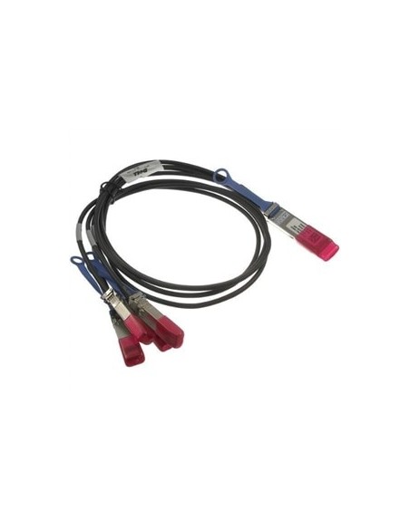 DELL QSFP28 - 4 x SFP28, 3 m cavo a fibre ottiche 4x SFP28 Nero, Rosso