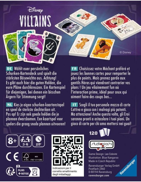 Ravensburger Disney Villains Carta da gioco Accumulo