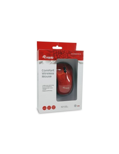 Equip 245113 mouse Ambidestro RF Wireless Ottico