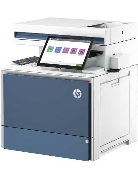 HP Color LaserJet Enterprise Flow Stampante multifunzione 5800zf, Stampa, copia, scansione, fax, Alimentatore automatico di