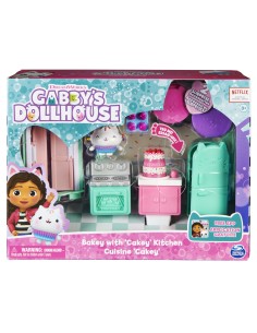 Gabby's Dollhouse , La cucina di gattino Dolcetto, mini playset stanze della casa, giochi per bambini dai 3 anni in su 2
