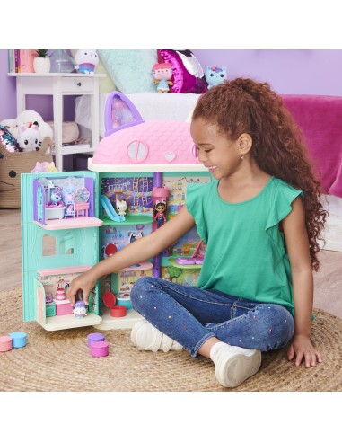 Gabby's Dollhouse , La cucina di gattino Dolcetto, mini playset stanze della casa, giochi per bambini dai 3 anni in su