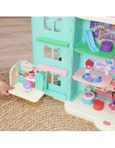 Gabby's Dollhouse , La cucina di gattino Dolcetto, mini playset stanze della casa, giochi per bambini dai 3 anni in su