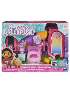 Gabby's Dollhouse , La camera da letto di Cuscigatta, mini playset stanze della casa, giochi per bambini dai 3 anni in su 2