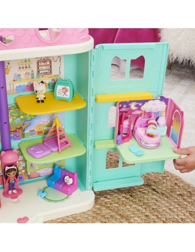 Gabby's Dollhouse , La camera da letto di Cuscigatta, mini playset stanze della casa, giochi per bambini dai 3 anni in su
