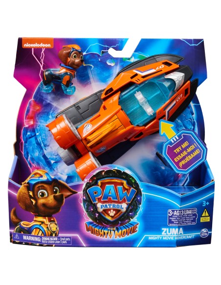 PAW Patrol , Aeroscafo di Zuma Tematizzato   Il Super Film, con Luci e Suoni, Giochi per Bambini e Bambine, 3+ anni