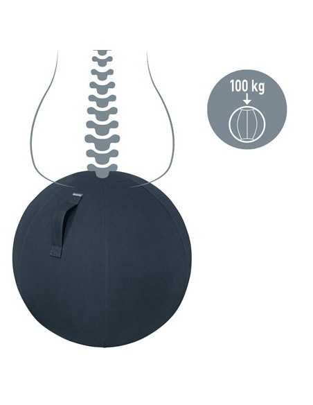 Leitz Ergo Cosy Grigio Interno Rotondo