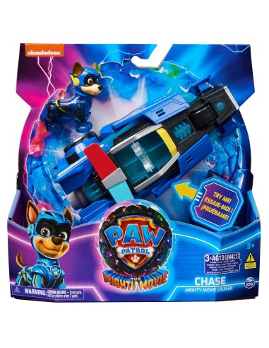 PAW Patrol , Veicolo della Polizia di Chase Tematizzato   Il Super Film, con Luci e Suoni, Giochi per Bambini e Bambine, 3+ anni