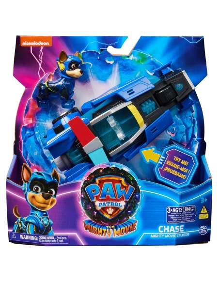 PAW Patrol , Veicolo della Polizia di Chase Tematizzato   Il Super Film, con Luci e Suoni, Giochi per Bambini e Bambine, 3+ anni
