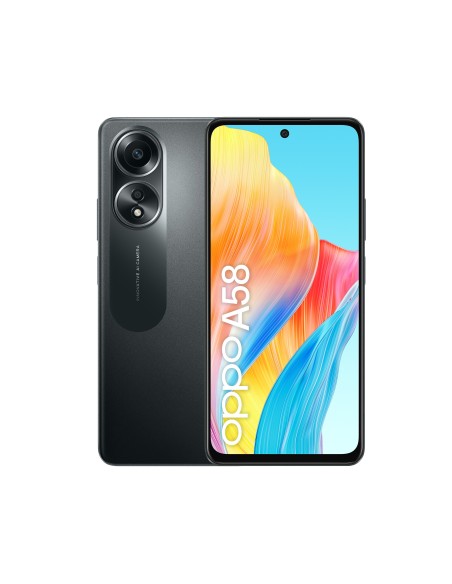 OPPO A58 4G Smartphone, AI Doppia fotocamera 50+2MP, Selfie 8MP, Display 6.72” 60HZ LCD FHD+, 5000mAh, RAM 6 (Esp
