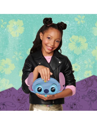 Purse Pets , Disney Stitch, giocattolo interattivo e borsetta con oltre 30 suoni e reazioni, borsetta a tracolla, giocattoli