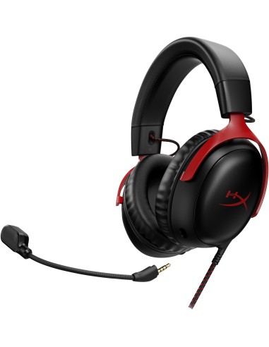 HP HyperX Cloud III – Cuffie da gaming (nero-rosso)