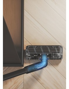 Hoover HF401P 011 Batteria Secco Ciclonico, EPA Senza sacchetto 0,7 L Nero, Argento 2,5 Ah 2