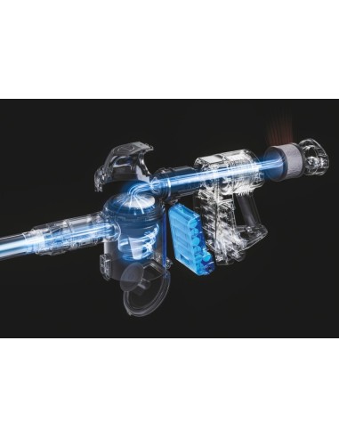 Hoover HF401P 011 Batteria Secco Ciclonico, EPA Senza sacchetto 0,7 L Nero, Argento 2,5 Ah