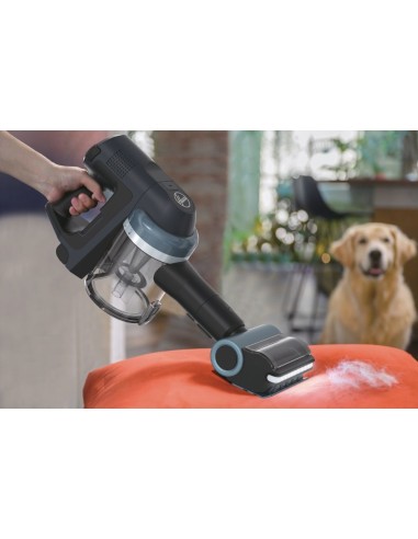 Hoover HF401P 011 Batteria Secco Ciclonico, EPA Senza sacchetto 0,7 L Nero, Argento 2,5 Ah