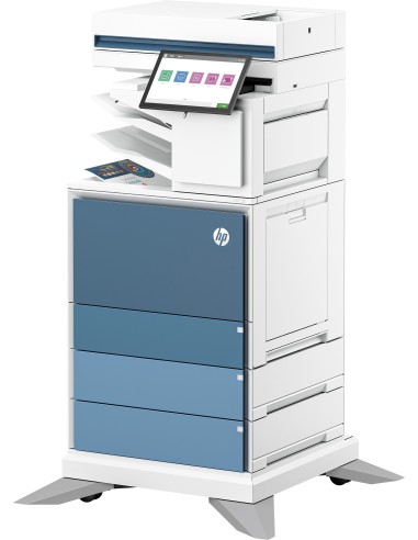 HP LaserJet Stampante multifunzione Enterprise Color Flow 6800zfsw, Stampa, copia, scansione, fax, Flow touchscreen Cucitura