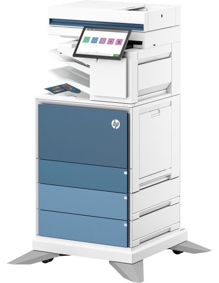 HP LaserJet Stampante multifunzione Enterprise Color Flow 6800zfsw, Stampa, copia, scansione, fax, Flow touchscreen Cucitura